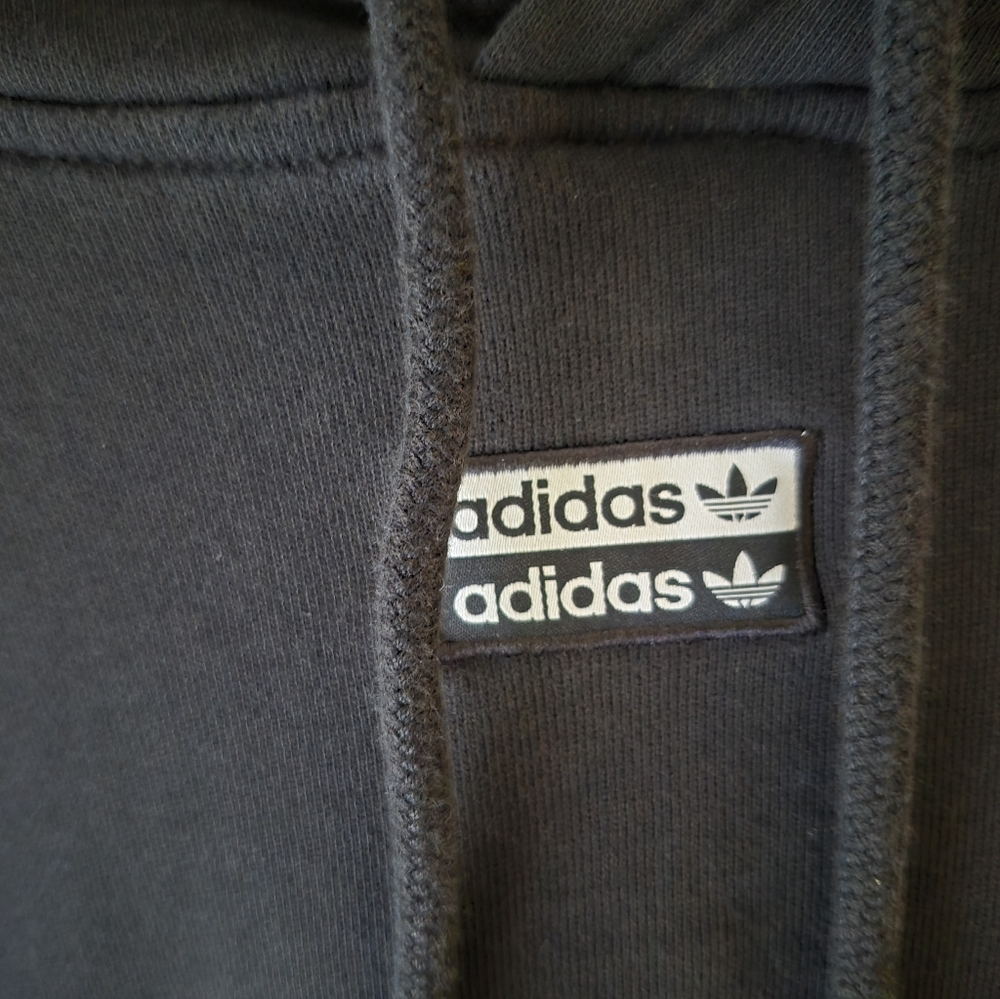 Adidas Originals Women's Vocal Cropped Hoodie Black XS - Picture 9 of 11